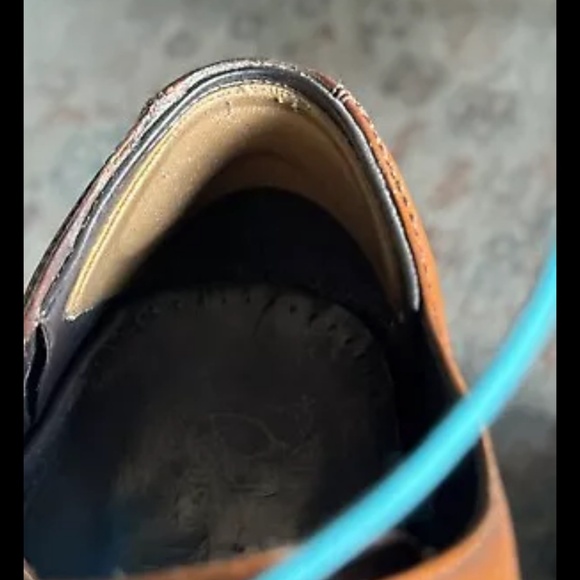 Cole Haan NikeAir Dress Shoes Size 11.5 Men's Derby Oxford Leather Brown Lace Up - Picture 5 of 7